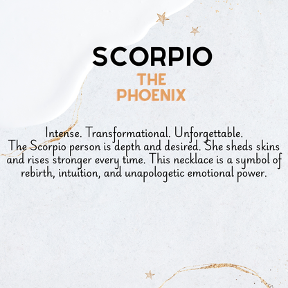 Old English Zodiac Necklace